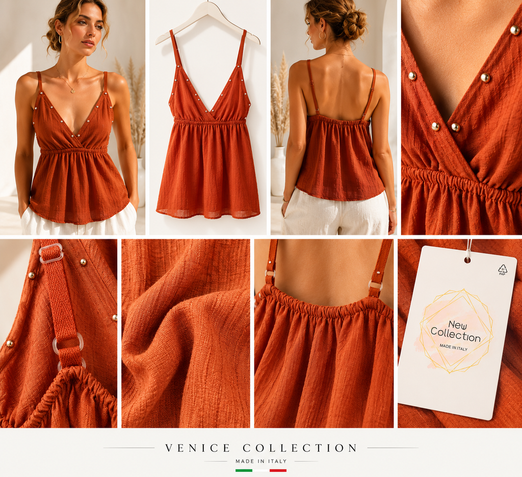 Top Laguna Terracotta – Made in Italy